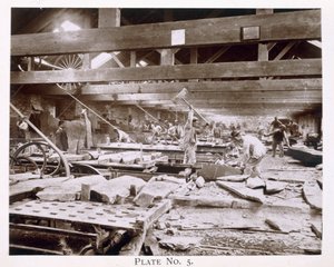 Llechwedd slate quarries, 1896 by English Photographer